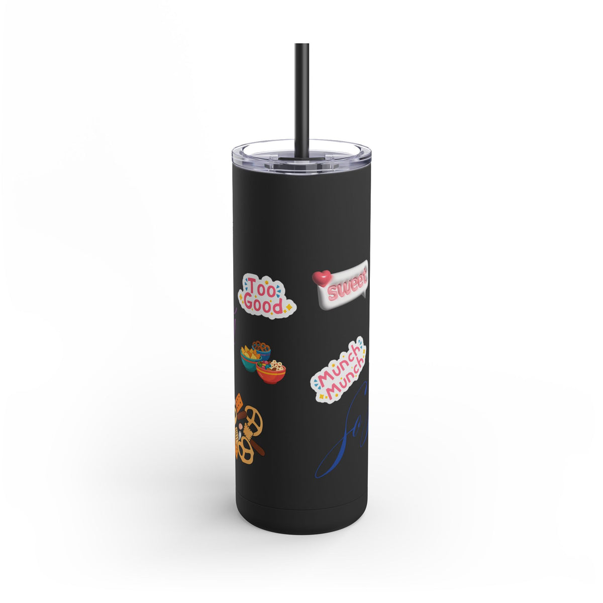 20oz Skinny Matte Tumbler – (Salty Sweets)