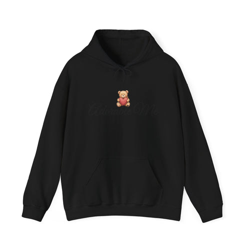 Adorable Me Teddy Bear Hoodie – Cute Script Graphic Pullover