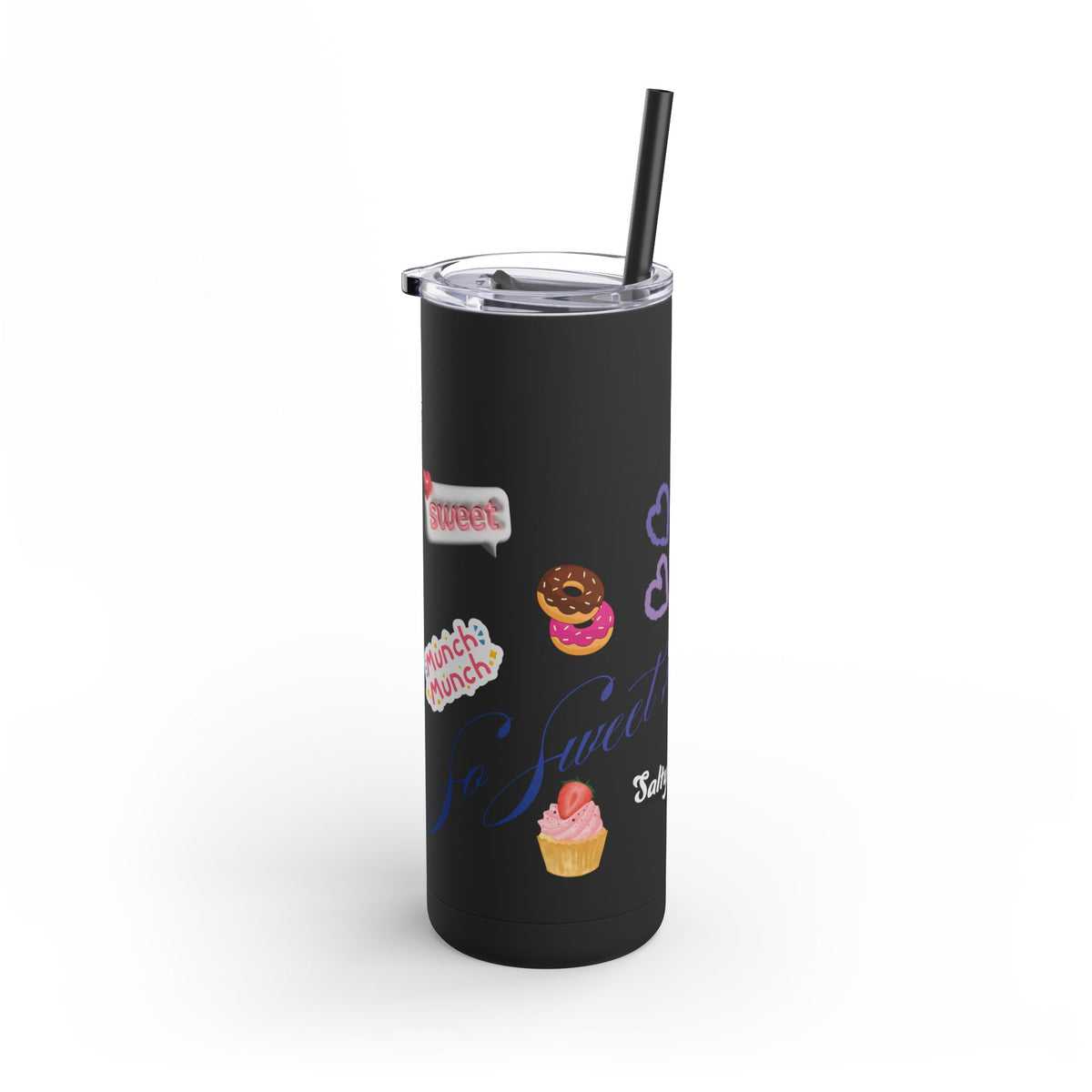 20oz Skinny Matte Tumbler – (Salty Sweets)