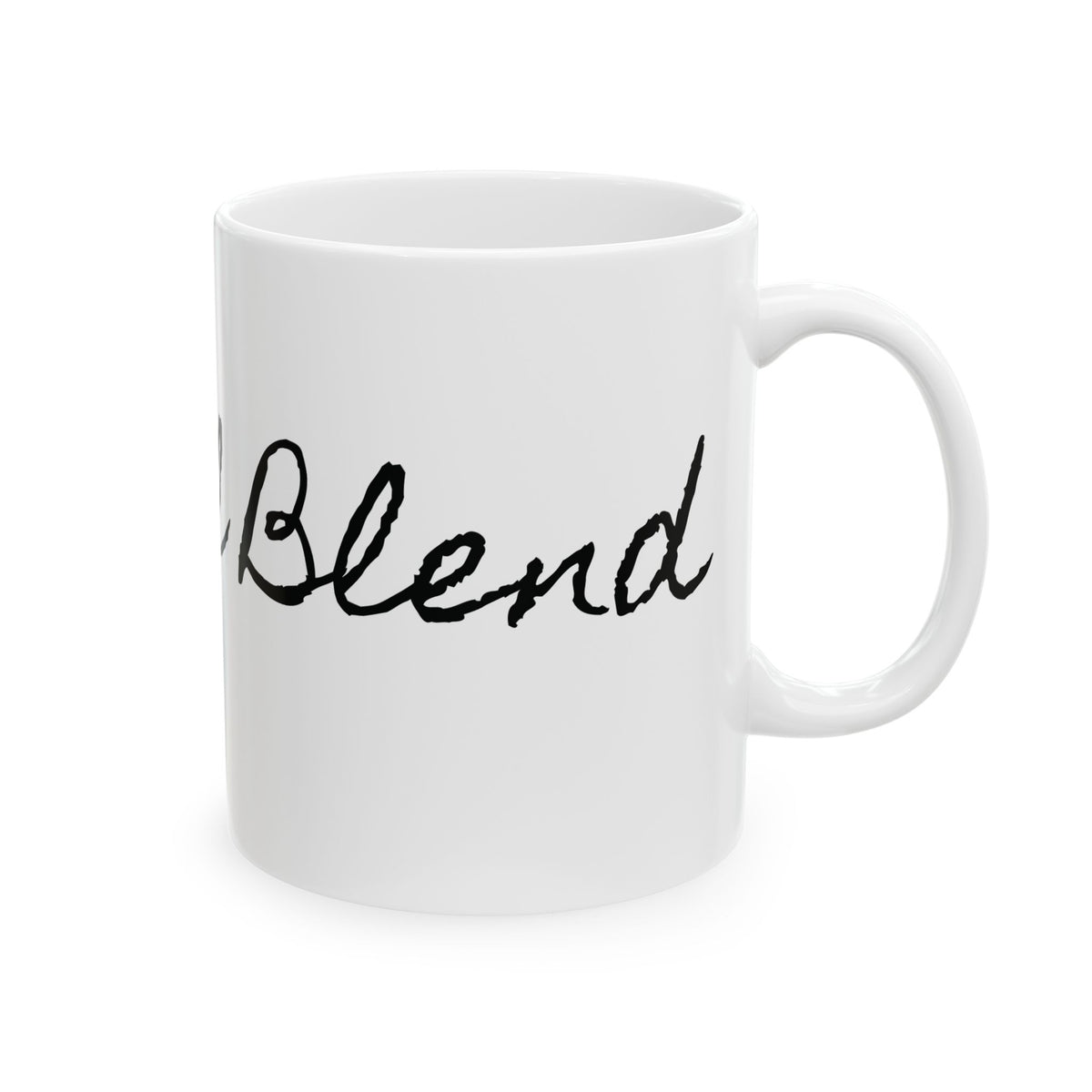 Ceramic Mug - 'Special Blend' Handwritten Script Coffee Cup (11oz, 15oz)