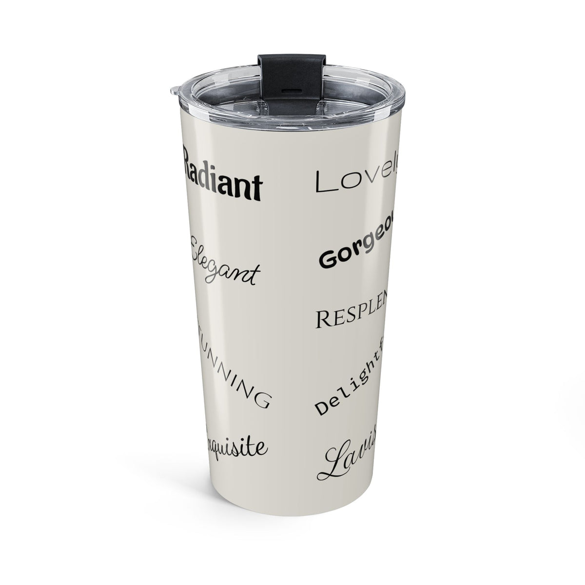 20oz Stainless Tumbler — "Too Classy for Your Drama" Inspirational Wine & Heel Design