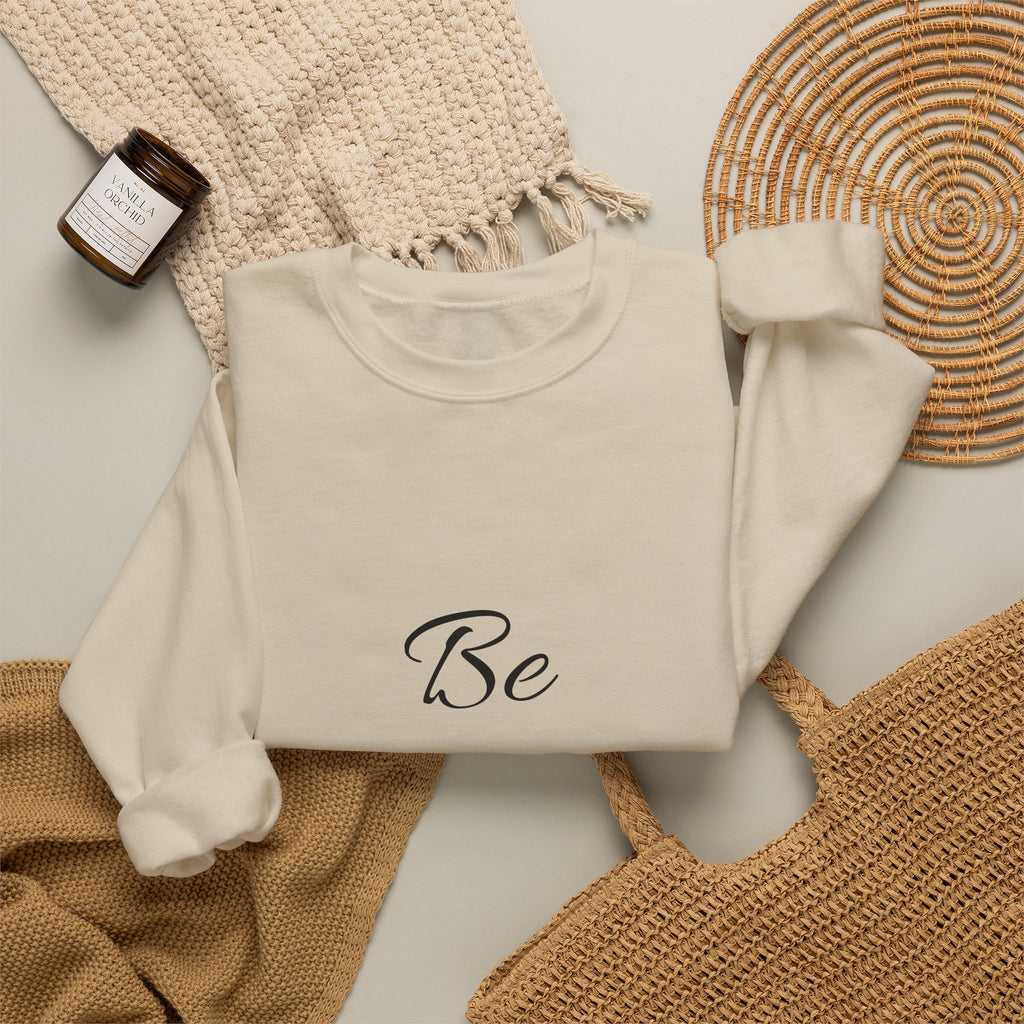 Be Grateful Crewneck Sweatshirt — Inspirational Cozy Pullover for Thanksgiving & Everyday