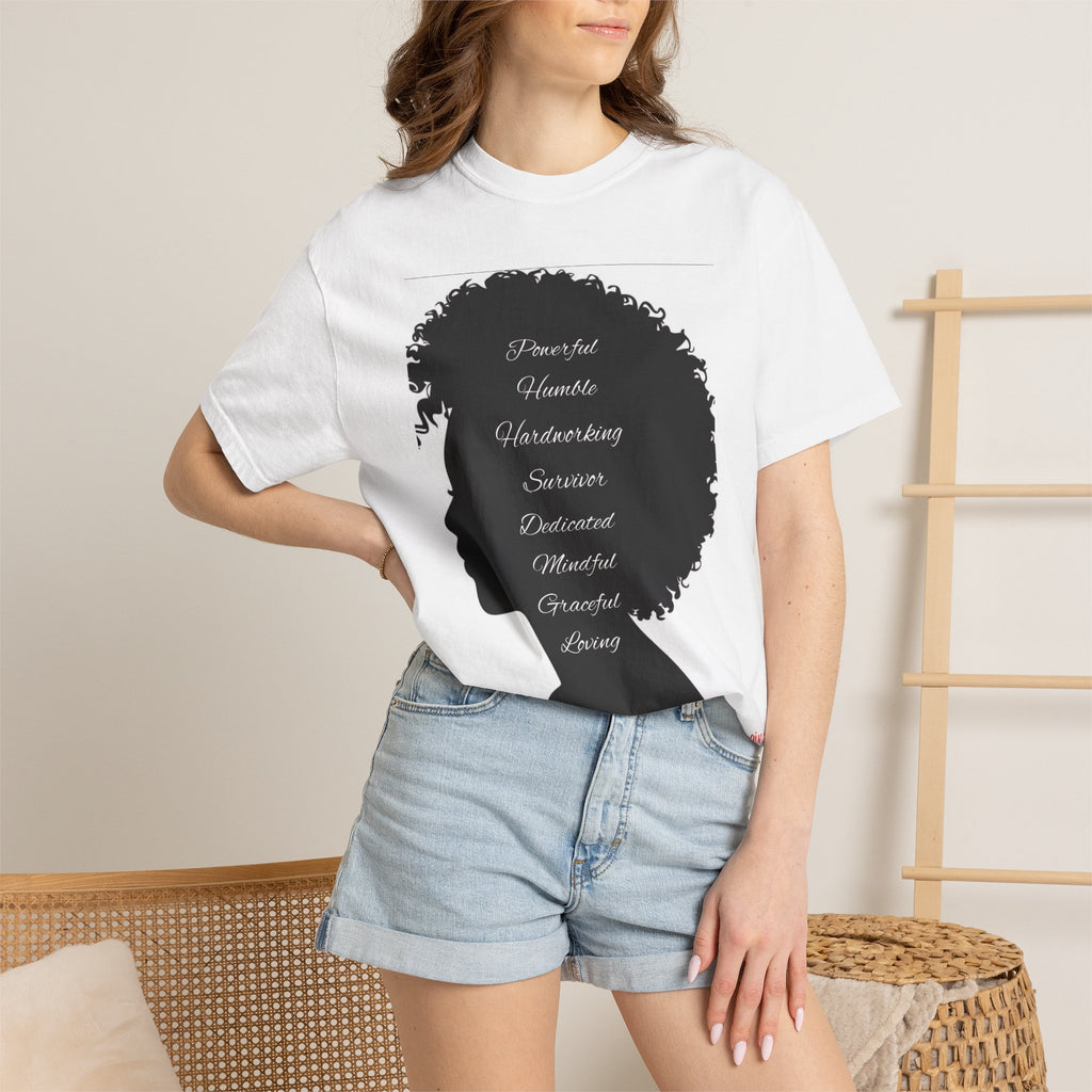 Afro Silhouette Affirmations T-Shirt