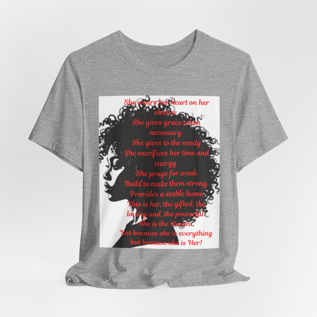 Afro Silhouette Tee — Minimal Black Heritage Profile T-Shirt