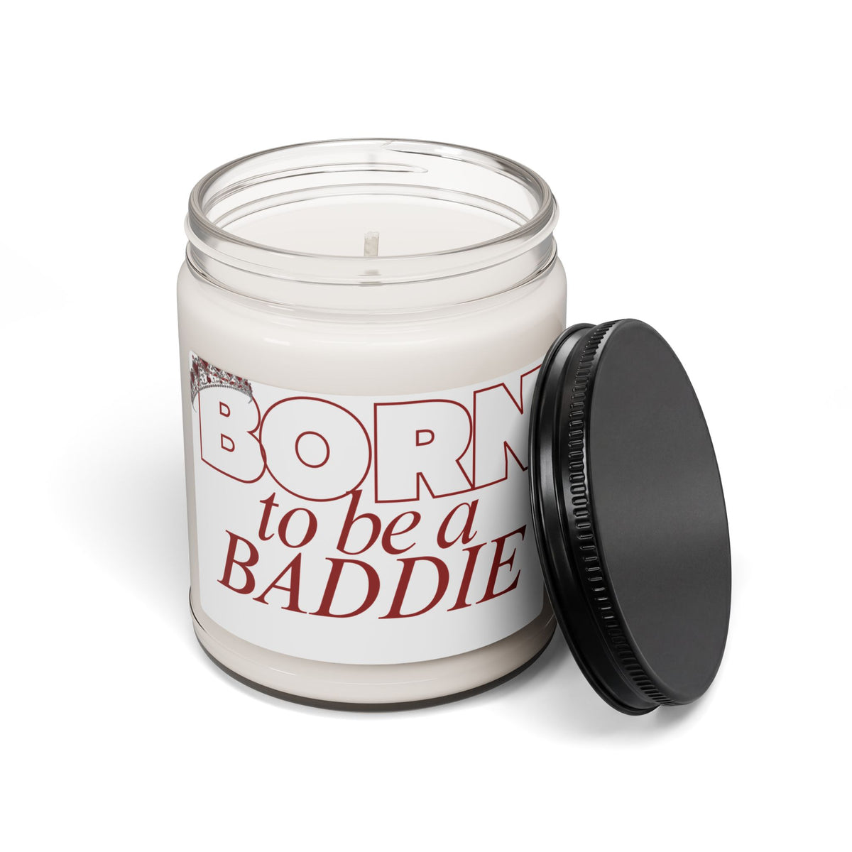 9oz Soy Candle - "Born to Be a Baddie" Scented Jar Candle (Gift for Her)