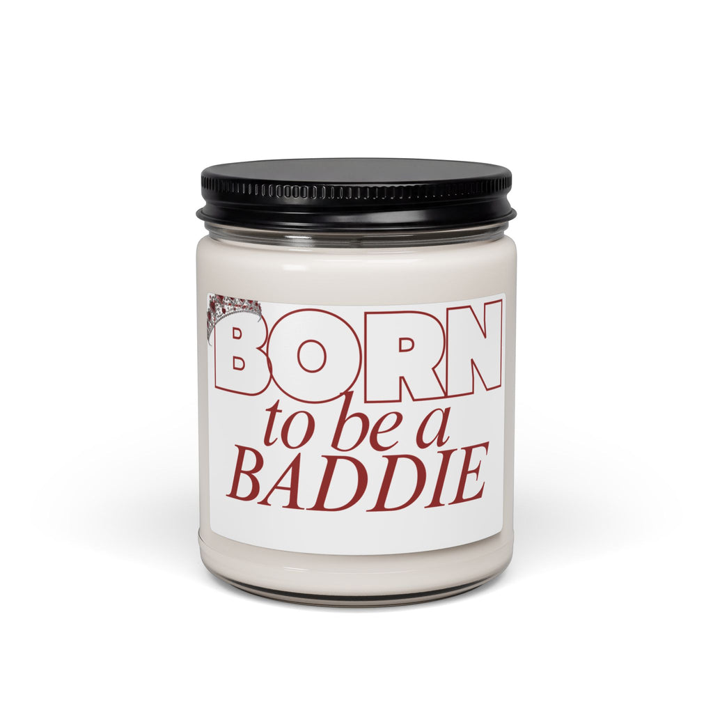 9oz Soy Candle - "Born to Be a Baddie" Scented Jar Candle (Gift for Her)