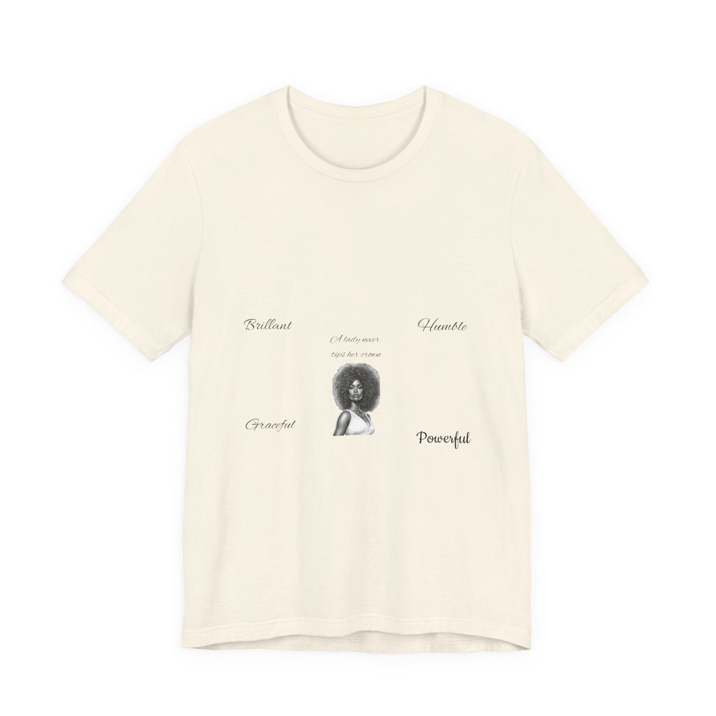 Afro Queen Graphic Tee – Beautiful, Powerful, Proud