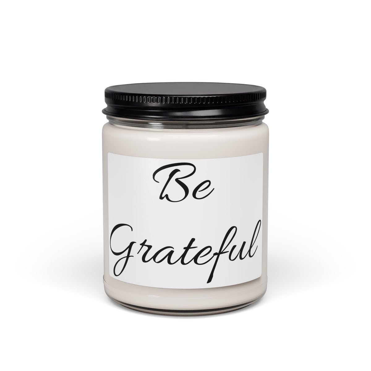 Be Grateful Soy Candle – 9oz Scented Jar, Inspirational Gift for Gratitude & Relaxation