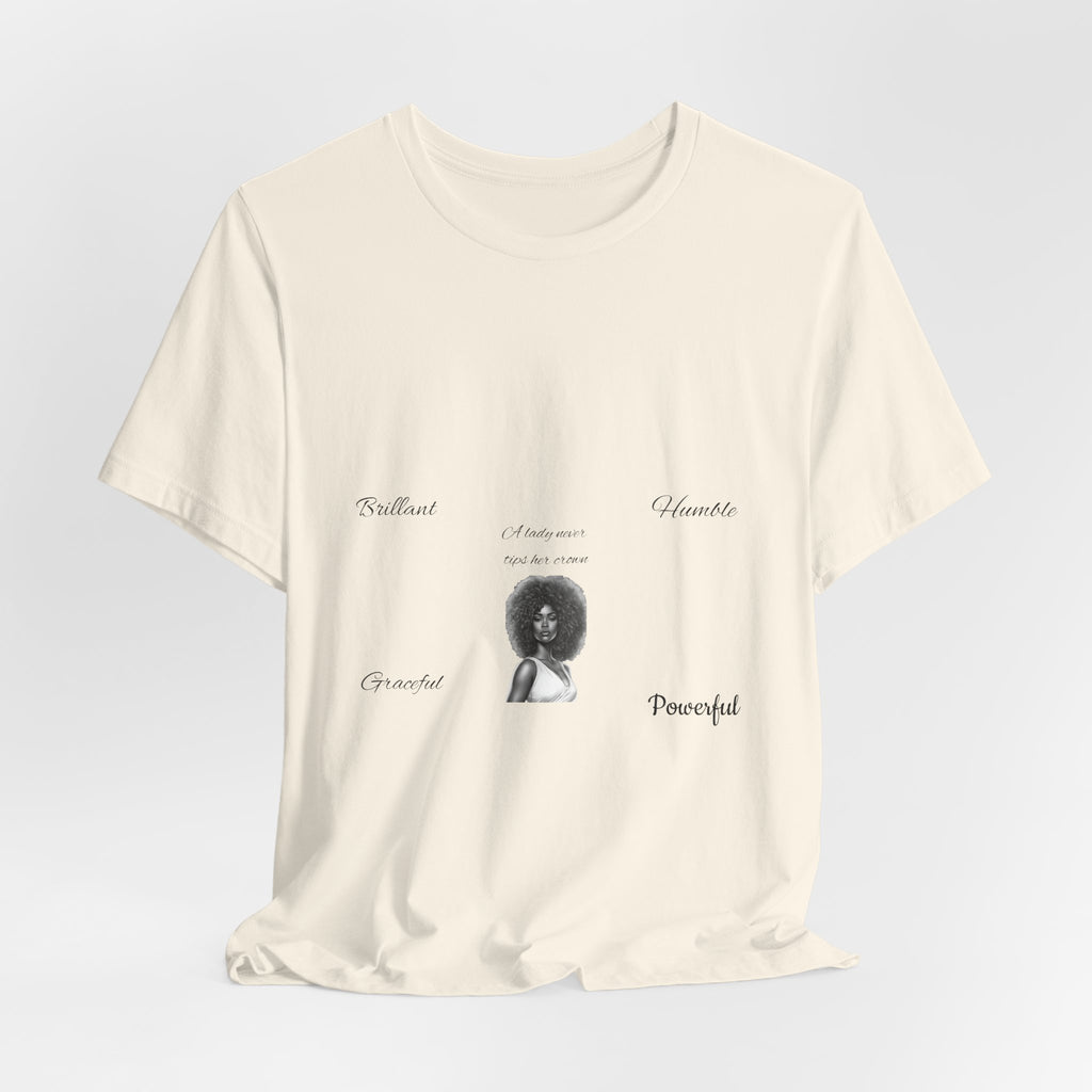 Afro Queen Graphic Tee – Beautiful, Powerful, Proud