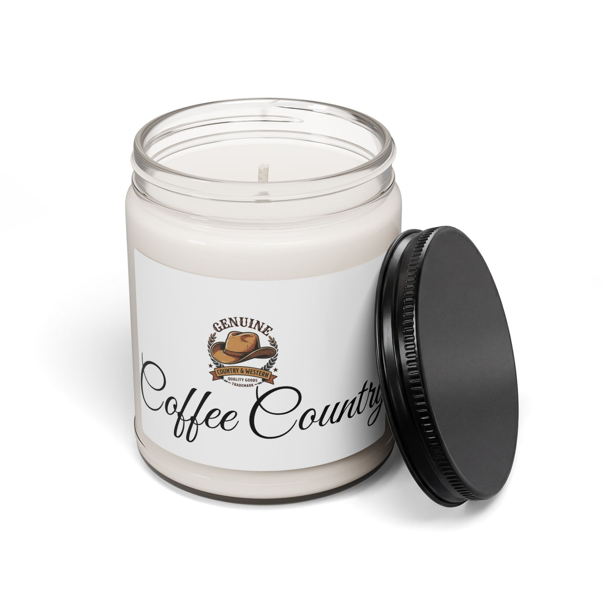Coffee Country Scented Soy Candle — 9oz Rustic Coffee Aroma