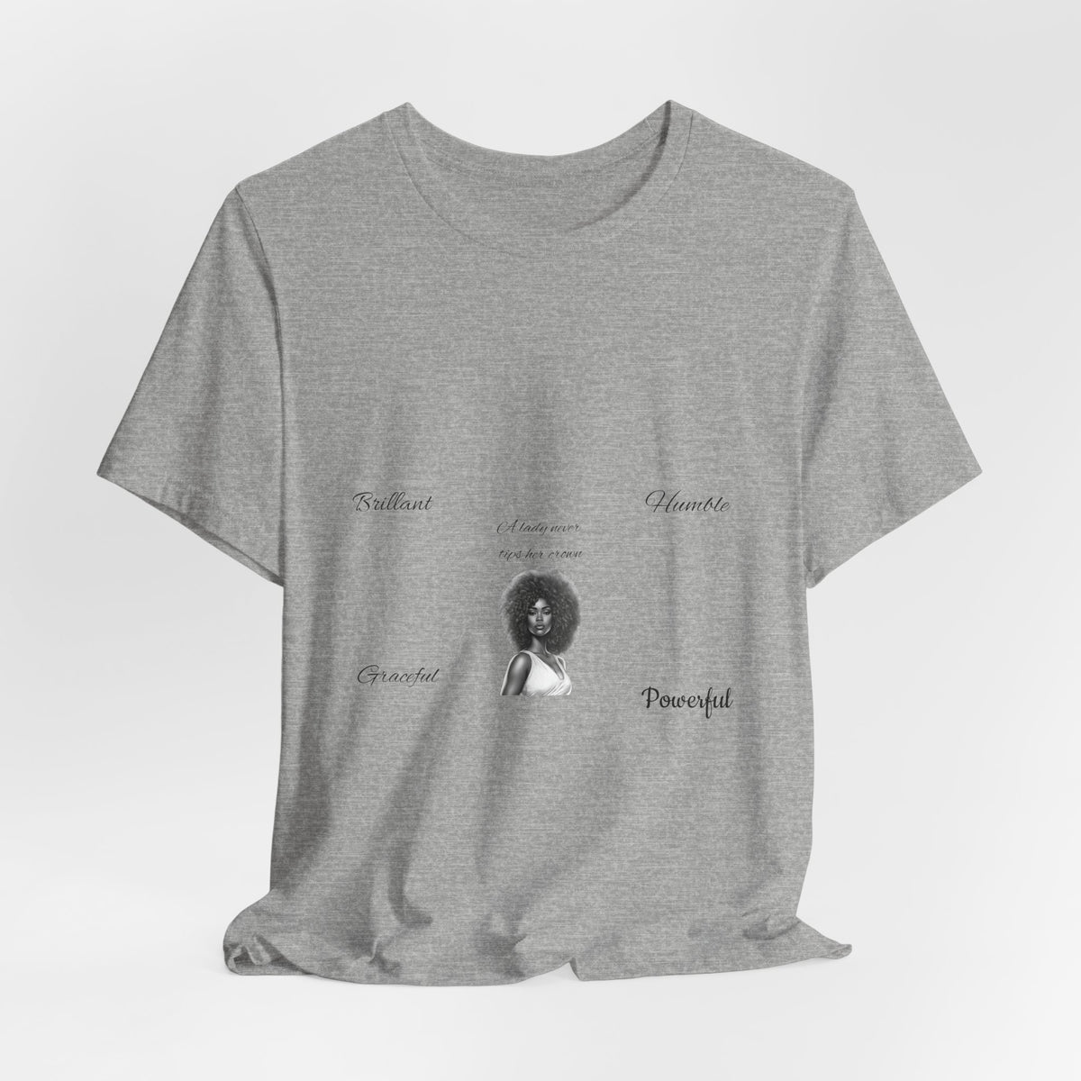 Afro Queen Graphic Tee – Beautiful, Powerful, Proud