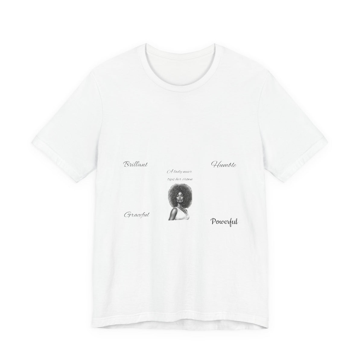 Afro Queen Graphic Tee – Beautiful, Powerful, Proud